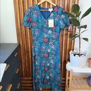 Bohme Midi Floral A line Dress. S